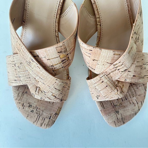 NEW Donald Pliner Aylla Cork Heeled Women's Sandals, Sz7M - Picture 5 of 14